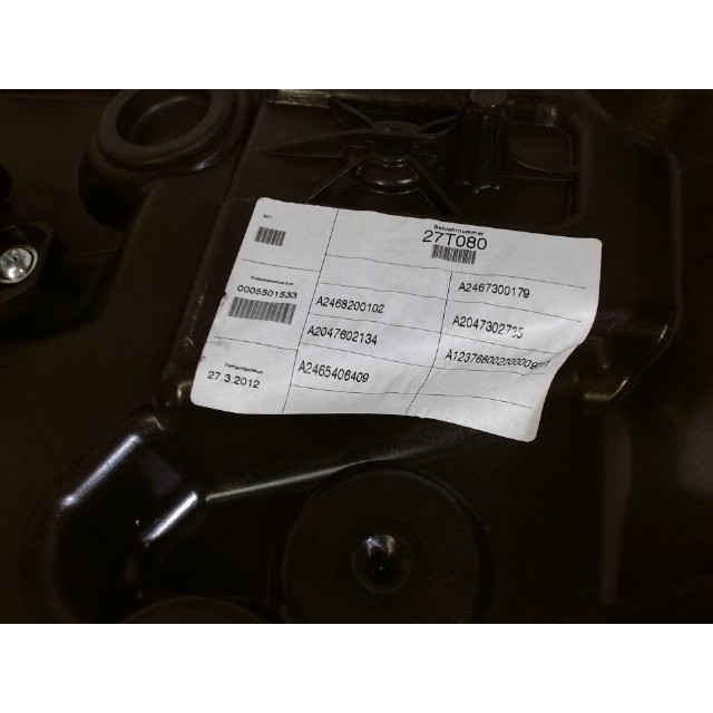 Mechanizm sterowania elektrycznego szyby drzwi tylnych lewych Mercedes-Benz B (W246/242) (2011 - 2018) Hatchback 1.6 B-200 BlueEFFICIENCY Turbo 16V (M270.910)