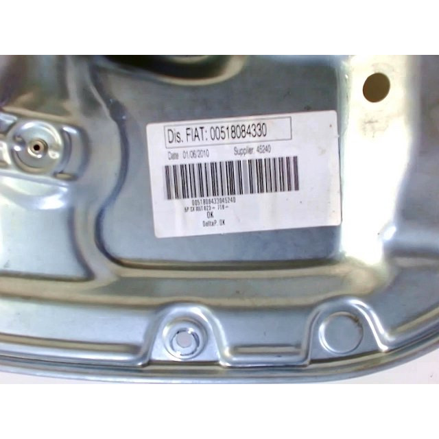 Mechanizm sterowania elektrycznego szyby drzwi przednich prawych Lancia Musa (2004 - 2012) MPV 1.4 16V (843.A.1000)