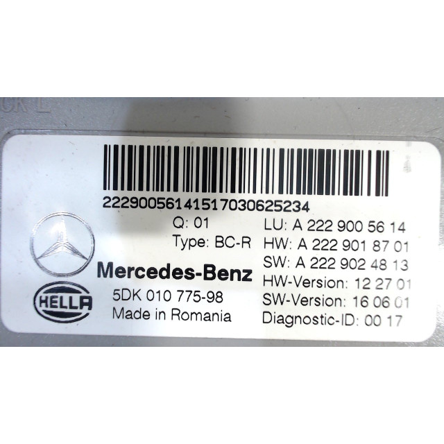 Jednostka sterująca Mercedes-Benz S (W222/V222/X222) (2014 - teraz) S (W222) Sedan 6.0 S-600 V12 36V Biturbo (M277.980)