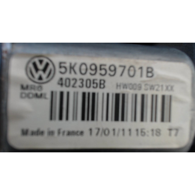 Mechanizm sterowania elektrycznego szyby drzwi przednich lewych Volkswagen Golf VI (5K1) (2008 - 2012) Hatchback 1.2 TSI BlueMotion (CBZB(Euro 5))