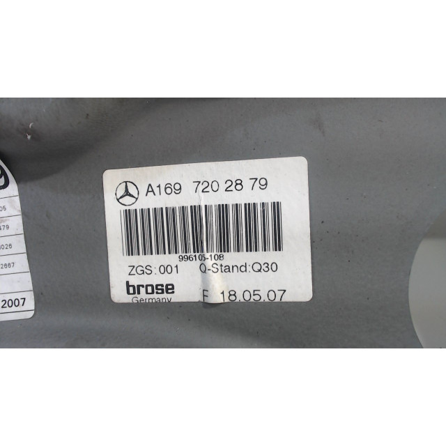Mechanizm sterowania elektrycznego szyby drzwi przednich prawych Mercedes-Benz B (W245/242) (2005 - 2011) B (W245) Hatchback 2.0 B-180 CDI 16_V (OM640.940)