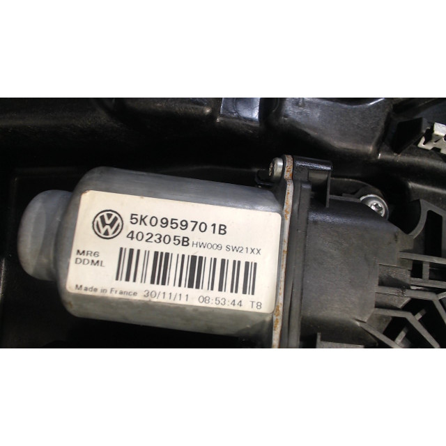 Mechanizm sterowania elektrycznego szyby drzwi przednich lewych Volkswagen Golf VI (5K1) (2008 - 2012) Hatchback 1.2 TSI BlueMotion (CBZB(Euro 5))