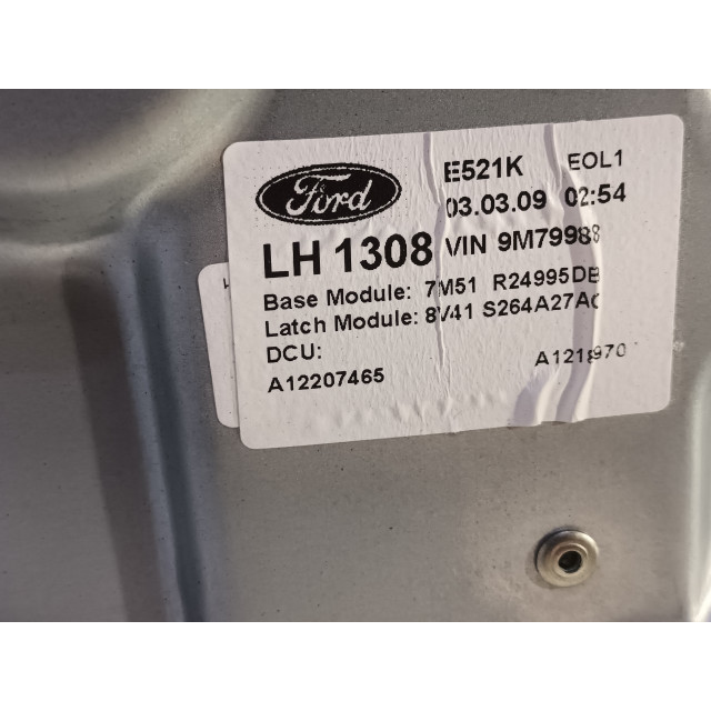 Mechanizm sterowania elektrycznego szyby drzwi tylnych lewych Ford Kuga I (2008 - 2012) SUV 2.0 TDCi 16V (G6DG)