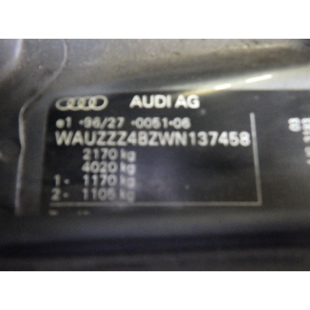 Zestaw amortyzatorów gazowych, tył Audi A6 Quattro (C5) (1997 - 2005) A6 Quattro (4B2) Sedan 2.4 V6 30V (AJG)