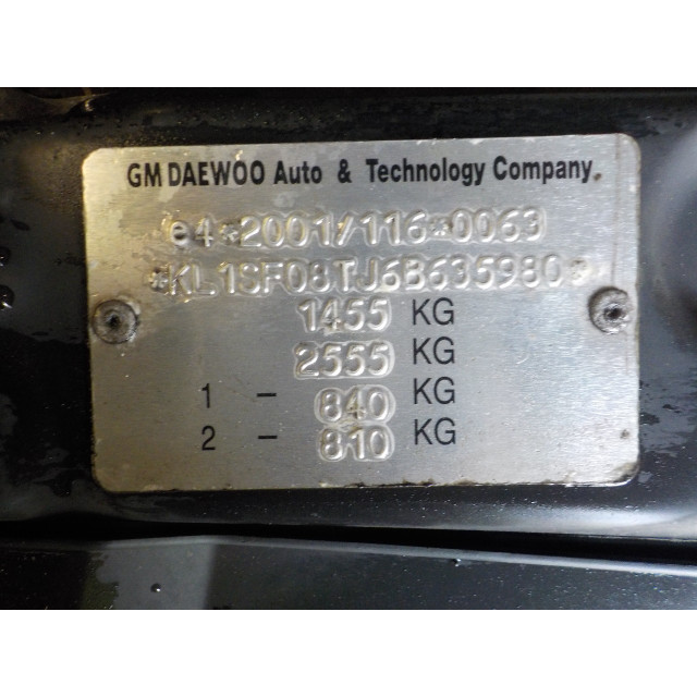 Silnik wentylatora nagrzewnicy Daewoo/Chevrolet Kalos (SF48) (2005 - 2008) Hatchback 1.2 (B12S1(Euro 4))