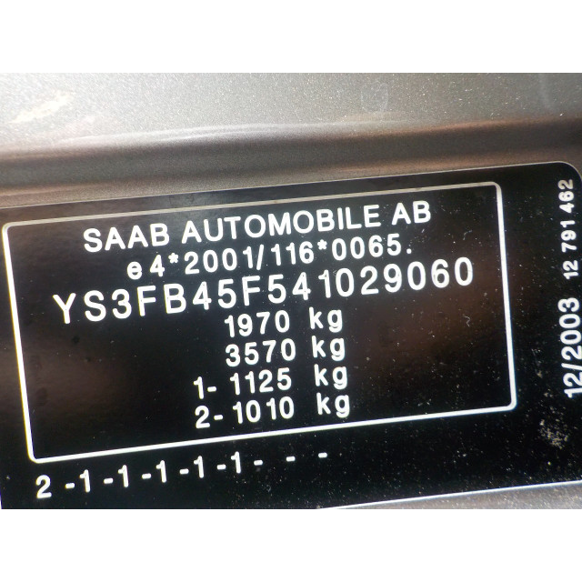 Skrzynia biegów mechaniczna Saab 9-3 II Sport Sedan (YS3F) (2002 - 2015) Sedan 1.8t 16V (B207E(Euro 5))