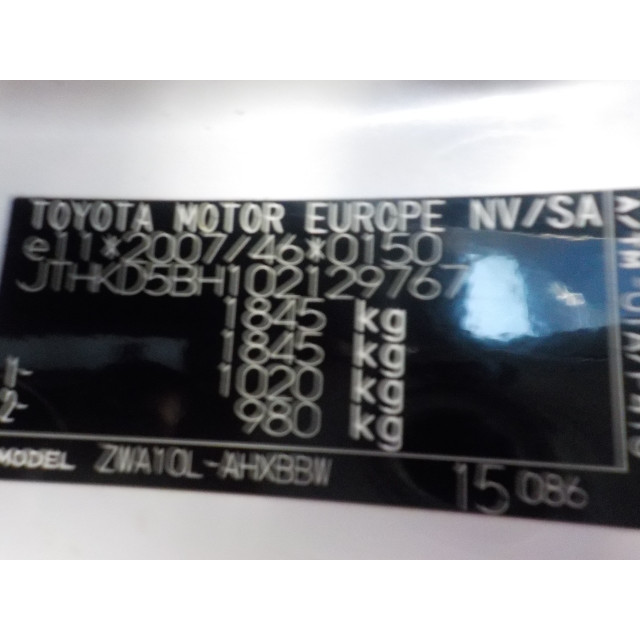 Panel sterowania temperaturą Lexus CT 200h (2010 - 2020) Hatchback 1.8 16V (2ZRFXE)