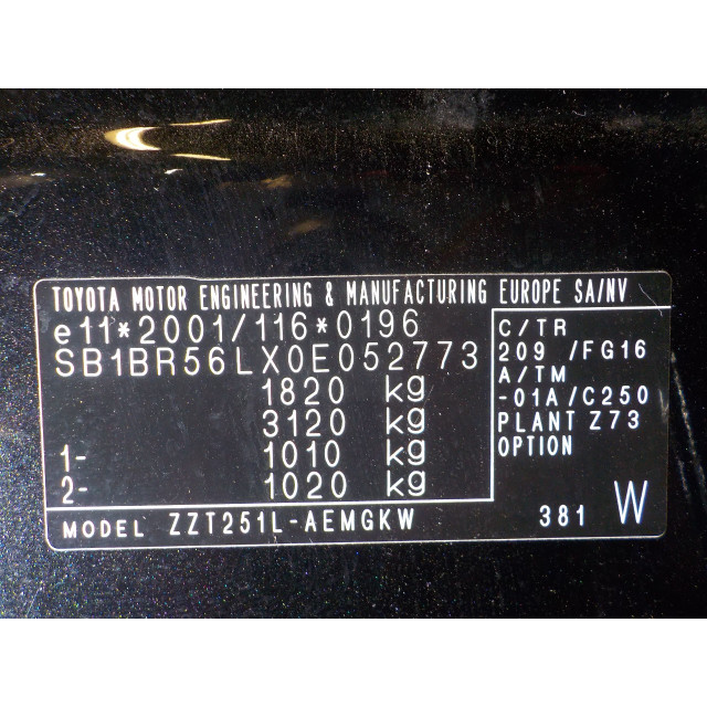 Pompa układu klimatyzacji Toyota Avensis (T25/B1B) (2003 - 2008) Sedan 1.8 16V VVT-i (1ZZFE)