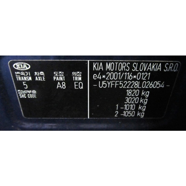 Panel sterowania temperaturą Kia Cee'd Sporty Wagon (EDF) (2007 - 2012) Combi 1.6 CVVT 16V (G4FC4I)