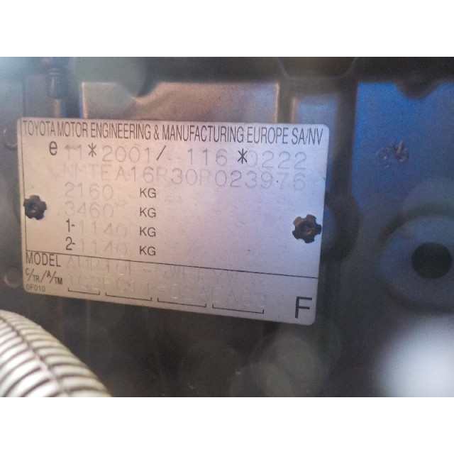 Silnik sterowanych elektrycznie szyb drzwi tylnych lewych Toyota Corolla Verso (R10/11) (2005 - 2009) MPV 2.2 D-4D 16V (2AD-FTV(Euro 4))