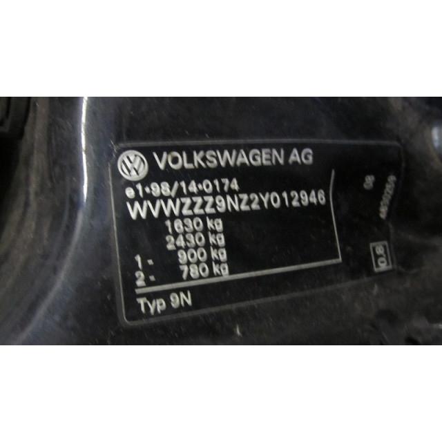 Zacisk hamulcowy przedni prawy Volkswagen Polo IV (9N1/2/3) (2001 - 2009) Hatchback 1.9 SDI (ASY)