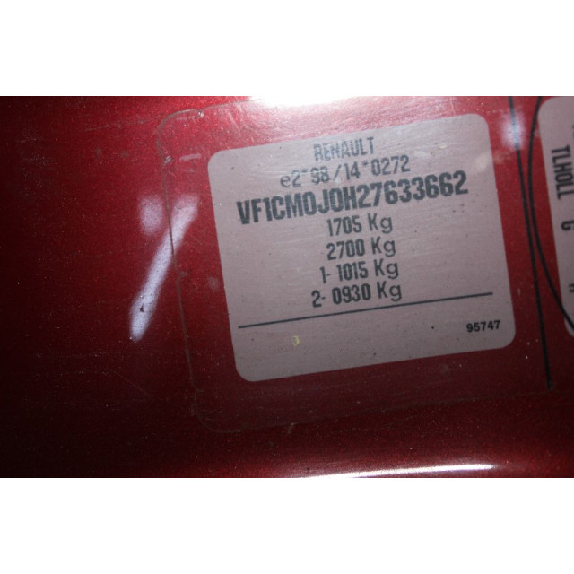 Silnik wycieraczek szyby tylnej Renault Megane II (BM/CM) (2002 - 2008) Hatchback 1.6 16V (K4M-760)