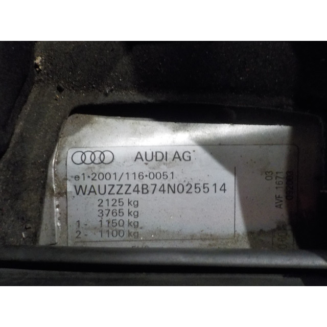 Alternator Audi A6 Avant (C5) (2001 - 2005) A6 Avant (4B5) Combi 1.9 TDI 130 (AVF)