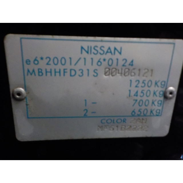 Kolumna zawieszenia przednia lewa Nissan/Datsun Pixo (D31S) (2009 - 2013) Hatchback 1.0 12V (K10B(Euro 5))