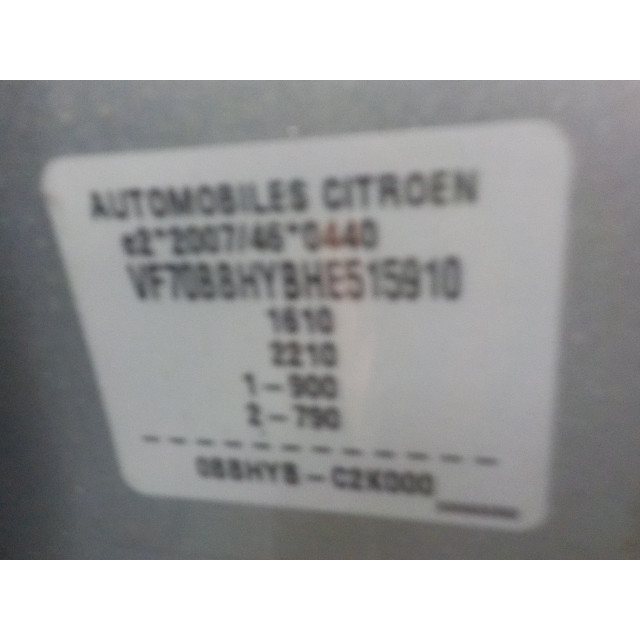 Pas bezpieczeństwa prawy tylny Citroën C4 Cactus (0B/0P) (2014 - teraz) Hatchback 5-drs 1.6 Blue Hdi 100 (DV6FD(BHY))