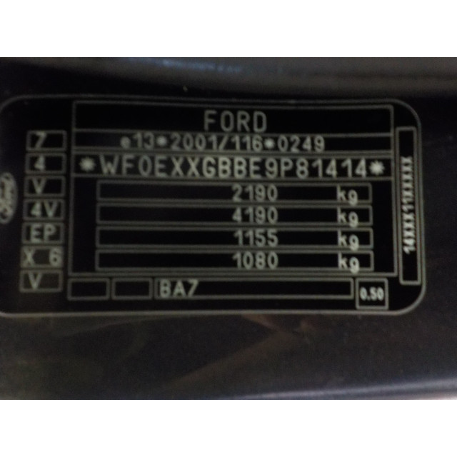 Belka zderzaka przedniego Ford Mondeo IV (2007 - 2015) Hatchback 2.0 TDCi 140 16V (QXBA(Euro 3))