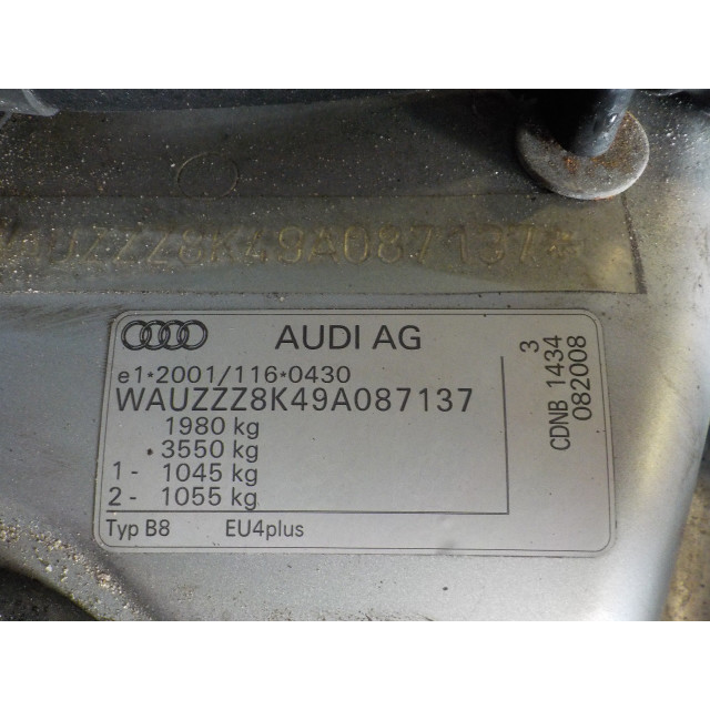 Skrzynia biegów mechaniczna Audi A4 (B8) (2008 - 2015) A4 Sedan 2.0 TFSI 16V (CDNB)
