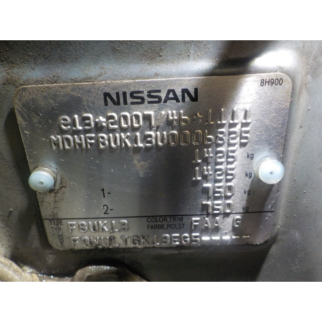 Mechanizm sterowania elektrycznego szyby drzwi przednich prawych Nissan/Datsun Micra (K13) (2010 - 2017) Hatchback 1.2 12V (HR12DE)