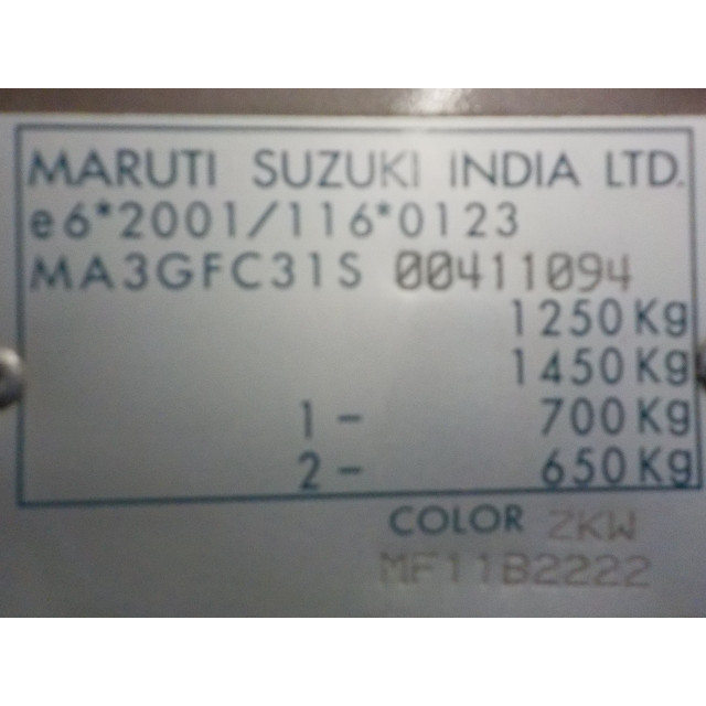 Pas bezpieczeństwa lewy przedni Suzuki Alto (GF) (2009 - teraz) Hatchback 5-drs 1.0 12V (K10B)