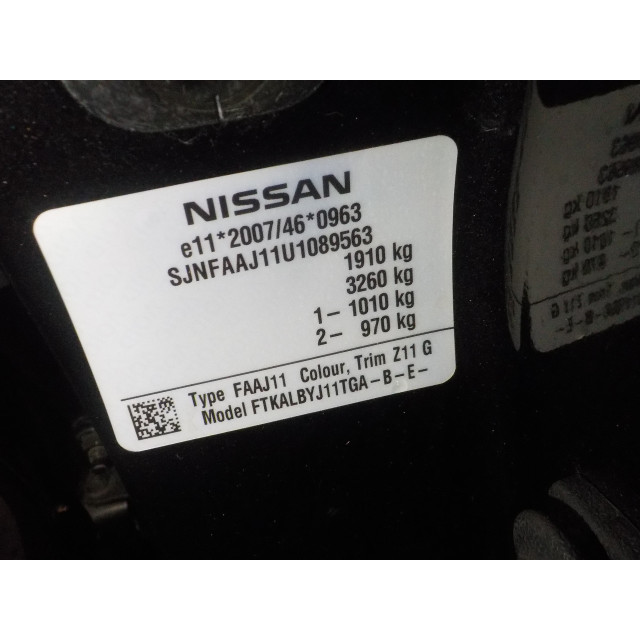 Piasta przednia prawa Nissan/Datsun Qashqai (J11) (2013 - teraz) SUV 1.5 dCi DPF (K9K-636(Euro 5))