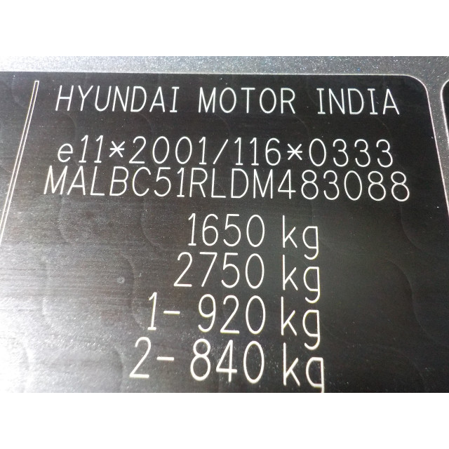 Atrapa/grill Hyundai i20 (2008 - 2015) Hatchback 1.4 CRDi 16V (D4FC)