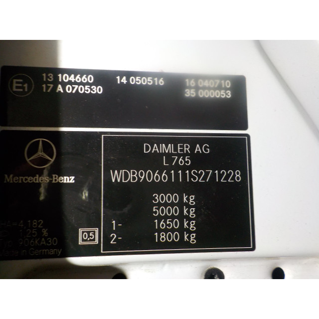 Pompa układu ABS Mercedes-Benz Sprinter 3/5t (906.63) (2008 - 2009) Sprinter 3.5t (906.63) Van 311 CDI 16V 4x4 (OM646.985)