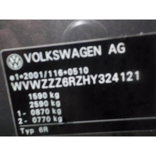 Silnik wentylatora Volkswagen Polo V (6R) (2014 - teraz) Polo (6R) Hatchback 1.2 TSI 16V BlueMotion Technology (CJZC)