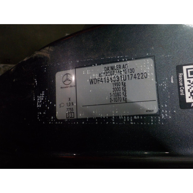 Pas bezpieczeństwa prawy przedni Mercedes-Benz Citan (415.6) (2012 - teraz) Citan Van 1.5 108 CDI (OM607.951)