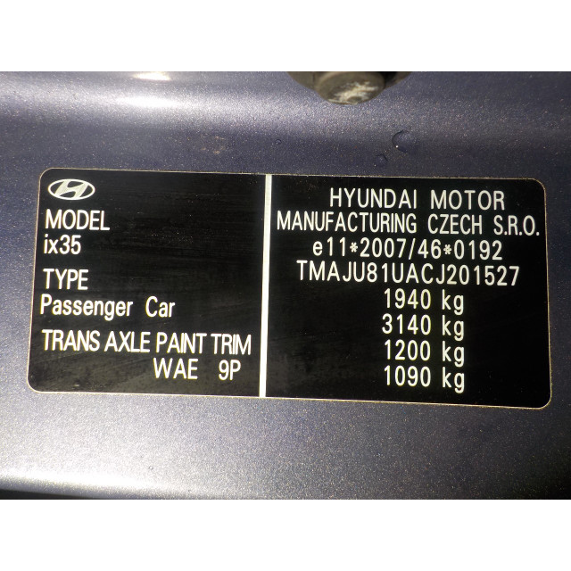 Chłodnica Hyundai iX35 (LM) (2010 - 2015) SUV 1.7 CRDi 16V (D4FD)