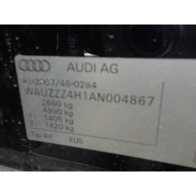 Turbosprężarka Audi A8 (D4) (2009 - 2014) Sedan 4.2 TDI V8 32V Quattro (CDSB)