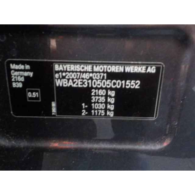 Mocowanie silnika tylne BMW 2 serie Gran Tourer (F46) (2015 - teraz) MPV 216d 1.5 TwinPower Turbo 12V (B37-C15A)
