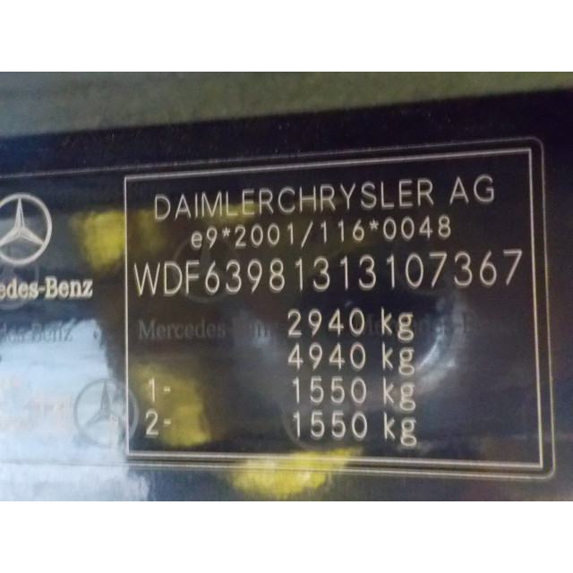 Kolumna zawieszenia przednia lewa Mercedes-Benz Viano (639) (2003 - 2010) MPV 2.2 CDI 16V (OM646.982)