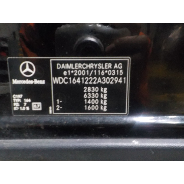 Komputer sterujący pracą silnika Mercedes-Benz ML II (164/4JG) (2005 - 2009) SUV 3.0 ML-320 CDI 4-Matic V6 24V (OM642.940)