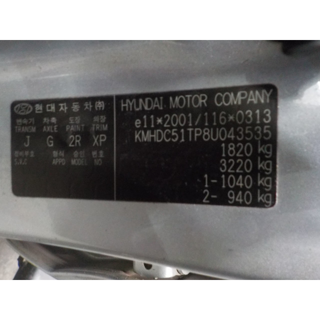 Mechanizm elektryczny centralnego zamka drzwi tylnych prawych Hyundai i30 (FD) (2007 - 2012) i30 Hatchback 1.6 CRDi 16V VGT HP (D4FB)
