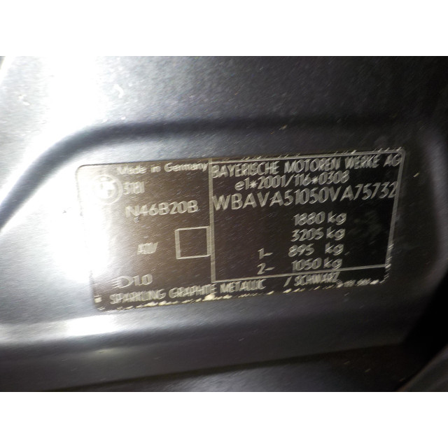 Panel sterowania temperaturą BMW 3 serie (E90) (2005 - 2007) Sedan 318i 16V (N46-B20B)