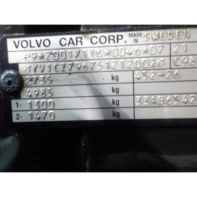 Panel sterowania temperaturą Volvo XC90 I (2002 - 2006) 2.4 D5 20V (D5244T)