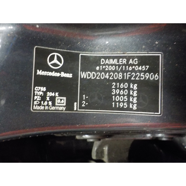 Zacisk hamulcowy tylny prawy Mercedes-Benz C Estate (S204) (2007 - 2008) Combi 2.2 C-220 CDI 16V (OM646.811)