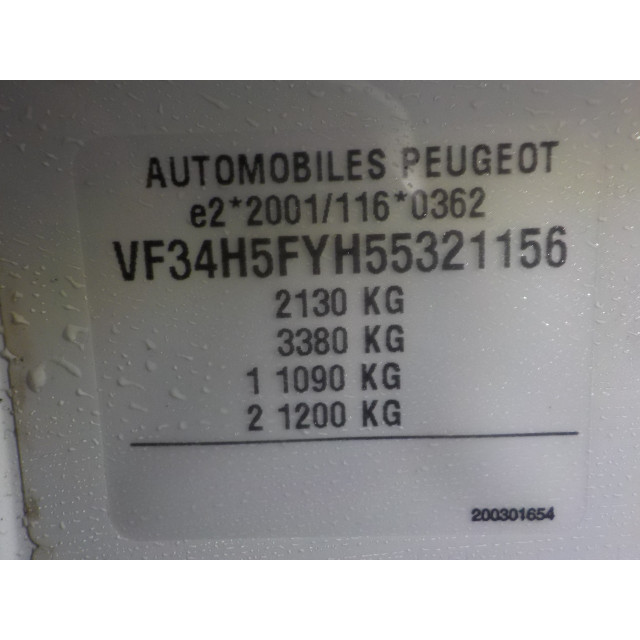 Maska Peugeot 308 SW (4E/H) (2008 - 2014) Combi 5-drs 1.6 16V THP 175 (EP6DTS(5FY))