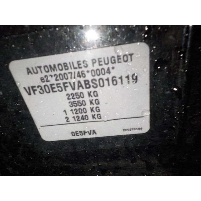 Mechanizm elektryczny centralnego zamka drzwi przednich prawych Peugeot 5008 I (0A/0E) (2009 - 2017) MPV 1.6 THP 16V (EP6CDT(5FV))