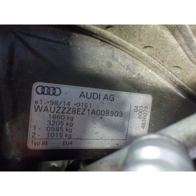 Mechanizm sterowania elektrycznego szyby drzwi przednich lewych Audi A4 (B6) (2000 - 2005) Sedan 2.0 20V (ALT)