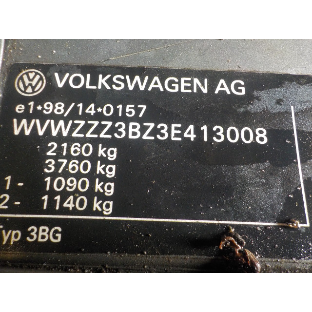 Skrzynia biegów mechaniczna Volkswagen Passat Variant 4Motion (3B6) (2000 - 2005) Combi 2.3 V5 20V (AZX(Euro 4))