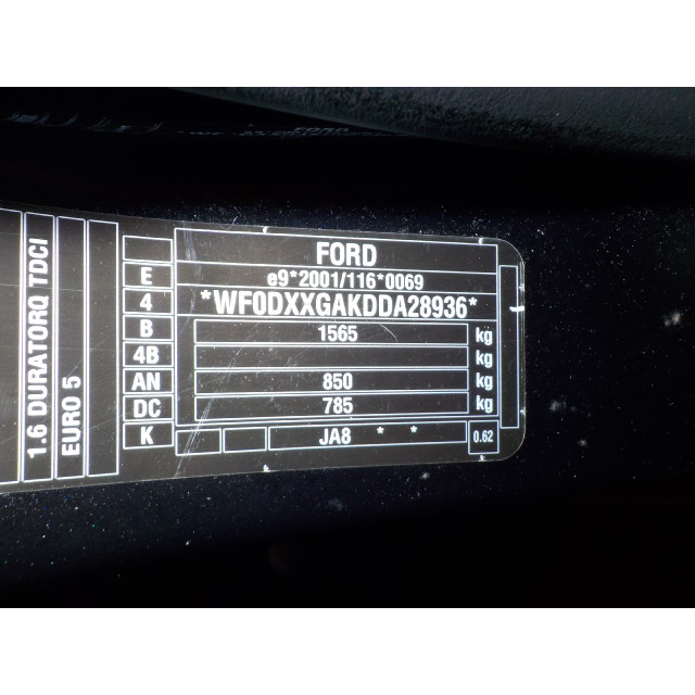 Mechanizm elektryczny centralnego zamka drzwi przednich prawych Ford Fiesta 6 (JA8) (2010 - 2015) Hatchback 1.6 TDCi 95 (T3JA(Euro 5))