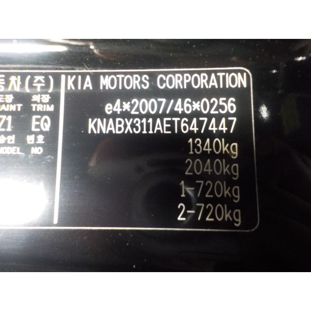 Radioodtwarzacz Kia Picanto (TA) (2011 - 2017) Hatchback 1.0 12V (G3LA)