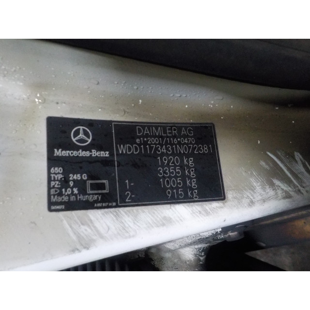 Silnik wycieraczek szyby przedniej Mercedes-Benz CLA (117.3) (2013 - 2019) Sedan 1.6 CLA-200 16V (M270.910)
