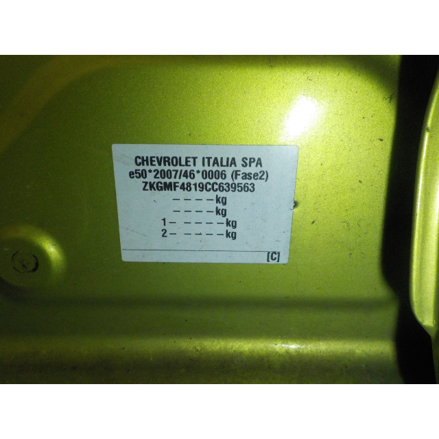Poduszka powietrzna w kole kierownicy Daewoo/Chevrolet Spark (2010 - 2015) Hatchback 1.0 16V Bifuel (B10D1(Euro 5))