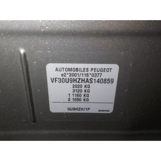 Wyświetlacz czołowy Peugeot 3008 I (0U/HU) (2009 - 2016) MPV 1.6 HDiF 16V (DV6TED4.FAP(9HZ))