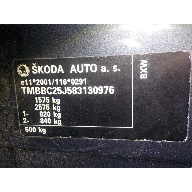 Kolumna zawieszenia przednia prawa Skoda Fabia II (5J) (2007 - 2014) Hatchback 5-drs 1.4i 16V (BXW)