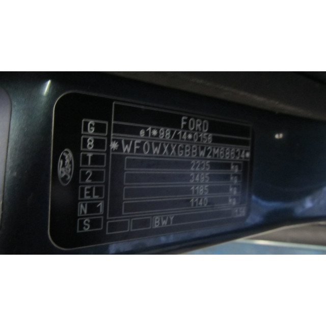 Wycieraczka szyby tylnej Ford Mondeo III Wagon (2001 - 2007) Combi 2.0 TDCi 130 16V (FMBB)