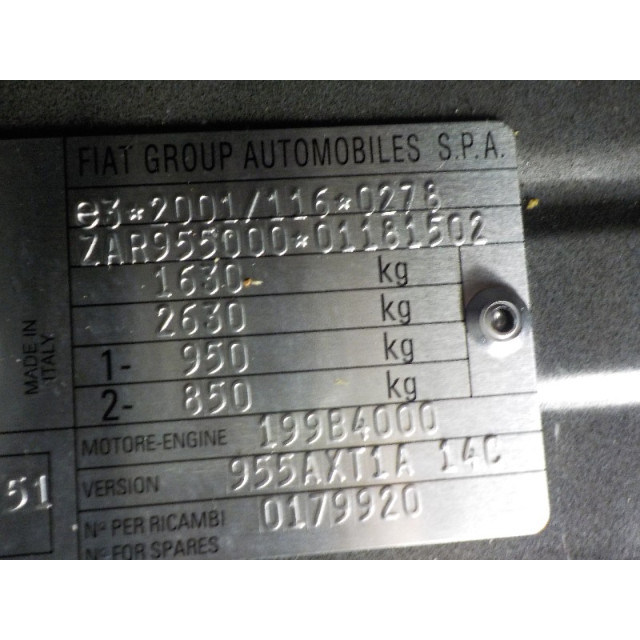 Zestaw amortyzatorów gazowych, tył Alfa Romeo MiTo (955) (2011 - 2015) Hatchback 1.3 JTDm 16V Eco (199.B.4000)