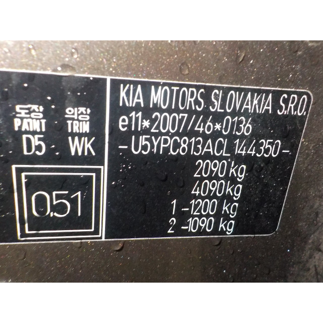 Przełącznik spryskiwacza szyby przedniej Kia Sportage (SL) (2010 - 2016) Terreinwagen 2.0 CRDi 16V VGT 4x2 (D4HA)